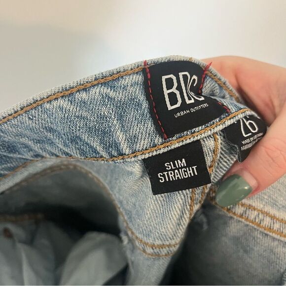 BDG Urban Outfitters Slim Straight Distressed Ripped 26 Jeans - Picture 9 of 13